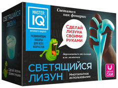 Игровой набор КАРРАС Master IQ "Сделай сам". Светящийся Лизун