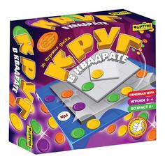 Семейная настольная игра Круг в квадрате Фортуна Ф77177