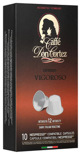 Капсулы Don cortez n vigoroso для кофемашин Nespresso 10 капсул