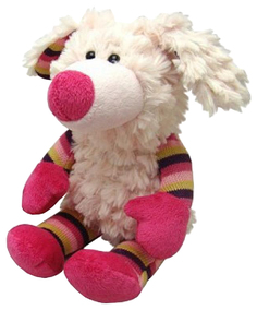 Мягкая игрушка Geetoy Co Собака белая, 20 см
