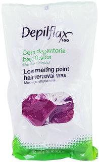 Воск для депиляции Depilflax Вино 1 кг