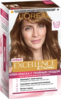 Крем-краска для волос LOreal Paris "Excellence" Темно-русый бежевый