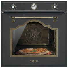 Встраиваемый электрический духовой шкаф Smeg SFP750AOPZ Black