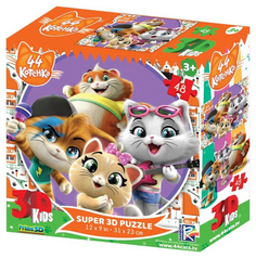 3D-пазл Prime 3D кошка 48 деталей