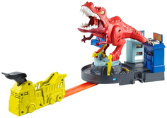 Игровой набор "Хот Вилс" - Разбушевавшийся Ти-Рекс Mattel