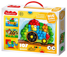 Мозаика для самых маленьких "Трактор", 107 элементов Baby Toys