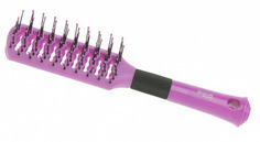 Расческа Dewal Beauty "Индиго" продувная с пластиковым штифтом, прямоугольная DBIN9542