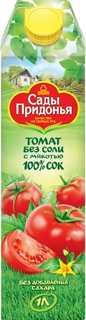 Сок Сады Придонья томат с мякотью без соли 1 л