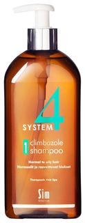 Шампунь Sim Sensitive System 4 Climbazole Shampoo 1 Normal to Oily Hair 500 мл