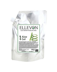 Маска для лица Ellevon Aloe Gel + Collagen 1000 мл + 100 г