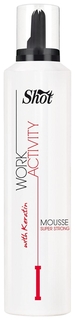 Мусс для волос Shot Work Activity Mousse Super Strong 300 мл