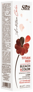 Краска для волос Shot Bleach&Color Titian Red 80 мл