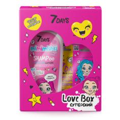 Подарочный набор средств по уходу за кожей лица и волосами 7DAYS LOVE BOX СУПЕРСКИЙ