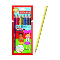 Карандаши цветные "Color", 12 цветов Stabilo