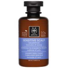 Шампунь Apivita для чувствительной кожи головы с лавандой и медом