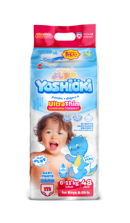 Трусики-подгузники Ultra-Thin YOSHIOKI M 6-11 кг 48 шт