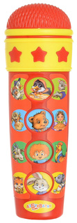 Интерактивная игрушка Азбукварик Караоке Для малышей 28062-2/08118-2 красный