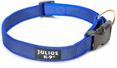 Ошейник для собак повседневный Julius-K9 Color & Gray, обхват шеи 52 см, сине-серый