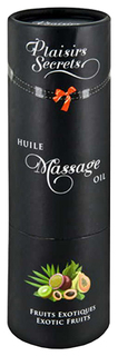 Массажное масло Plaisir Secret Huile de Massage Gourmande Fruits Exotiques 59 мл