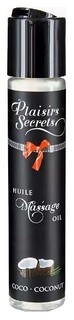 Массажное масло Plaisir Secret Huile de Massage Gourmande Coco с ароматом кокоса 59 мл