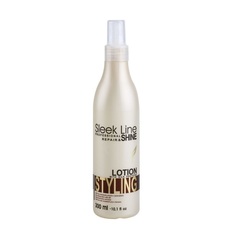 Спрей-Блеск для волос Stapiz Sleek line с шелком, 300 мл