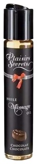 Массажное масло Plaisir Secret Huile de Massage Gourmande Chocolat шоколад 59 мл