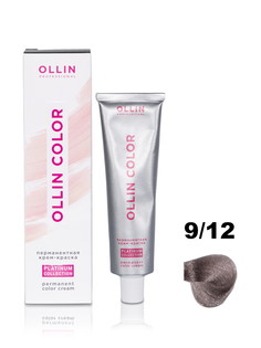 Крем-краска OLLIN PLATINUM COLLECTION для волос 9/12 блондин пепельно-фиолетовый 100 мл
