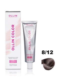 Крем-краска OLLIN PLATINUM для волос 8/12 светло-русый пепельно-фиолетовый 100 мл