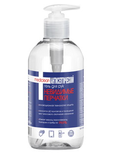 Гель для рук MEDICLEAN Невидимые перчатки антисептический 475 мл