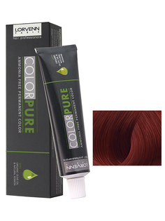 Краска COLOR PURE для волос LORVENN HAIR 7.62 блонд красный радужный 50 мл