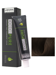 Краска COLOR PURE для окрашивания волос LORVENN HAIR PROFESSIONALS 6 темный блонд 50 мл