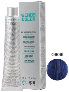 Крем-краска ECHOSCOLOR для окрашивания волос ECHOS LINE синий корректор 100 мл