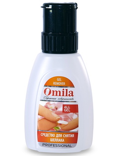 Средство для снятия шеллака и гель лака OMILA с помпой 300 мл