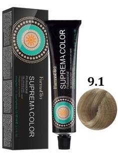 Крем-краска для волос FarmaVita SUPREMA COLOR 9.1 очень светло-пепельный блондин 60 мл
