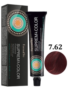 Крем-краска для волос FarmaVita SUPREMA COLOR 7.62 блондин фиолетово-красный 60 мл