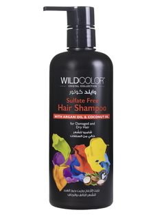 Шампунь WildColor для поврежденных волос с аргановым и кокосовым маслом 500 мл