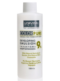 Окисляющая эмульсия COLOR PURE 9 % LORVENN HAIR PROFESSIONALS 100 мл