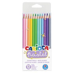 Карандаши цветные пастельные Carioca Pastel, 12 цветов