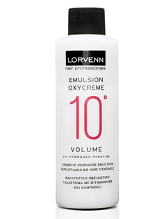 Окисляющая эмульсия 3 % LORVENN HAIR PROFESSIONALS oxycreme 10 vol 70 мл