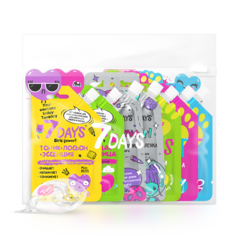 Подарочный набор средств по уходу за кожей лица и тела 7DAYS BEAUTY BAG INTERGALACTIC MIX