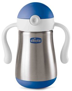 Чашка-поильник Chicco Power Cup 18м+ голубой 237 мл