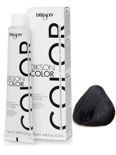 Крем-краска Dikson, COLOR для окрашивания волос 1.0 черный 120 мл