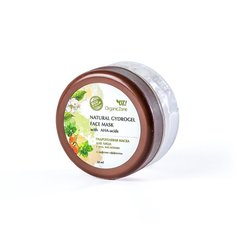 Гидрогелевая маска для лица с АНА-кислотами Organic Zone с лифтинг эффектом