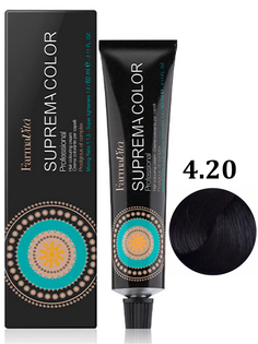 Крем-краска FarmaVita SUPREMA COLOR для волос 4.12 каштановый пепельный ирис 60 мл