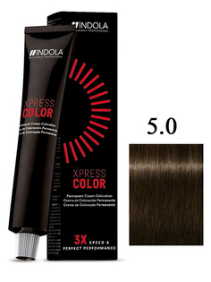 Крем-краситель Indola XPRESS COLOR 5.0 светлый коричневый натуральный 60 мл