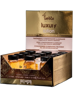 Лосьон-кондиционер Echos Line, SELIAR LUXURY для сухих волос 12*12 мл