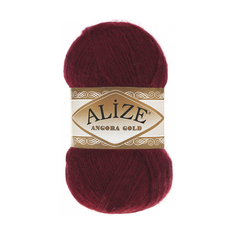 Пряжа Alize Angora Gold 5 шт. в упаковке бордовый Alize-AngoraGold-057 550 м