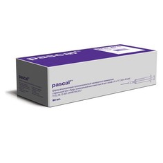 Шприц 3-х компонентный PASCAL 20 мл КОМПЛЕКТ 80 шт. в коробке игла 0,8х40 21G 120608