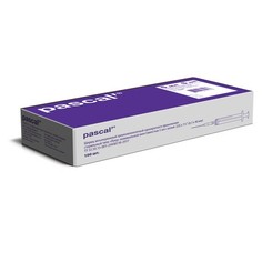 Шприц 3-х компонентный PASCAL 5 мл КОМПЛЕКТ 100 шт. в коробке игла 0,7х30 22G 120406