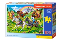 Пазл Принцессы и лошади, 100 элементов Castorland